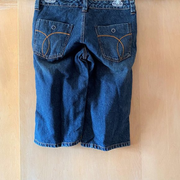 Sz 27 (6) Sergio Valente Dark Blue Long Shorts - Picture 2 of 5